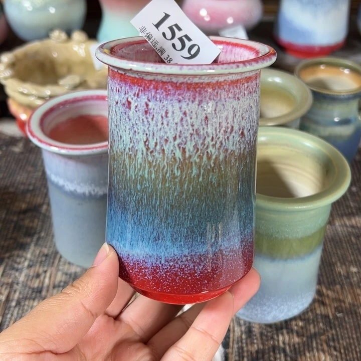 口5高10 手工花盆满30包邮