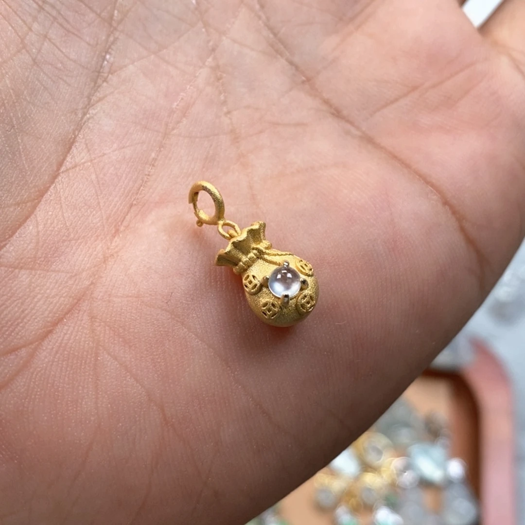 颈饰银S925镶嵌翡翠