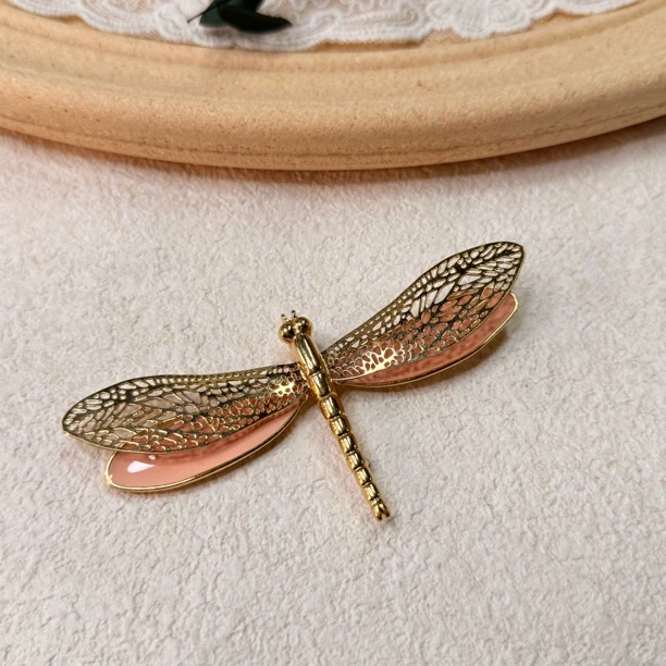 铜合金胸针 【六六中古】孤品复古蜻蜓胸针th7482