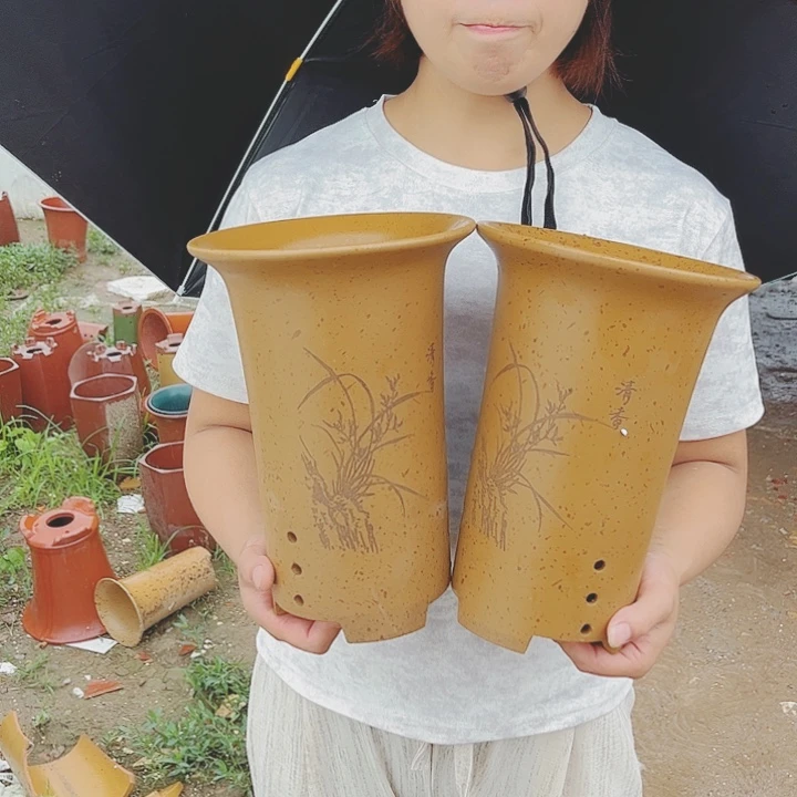 紫砂花盆宜兴紫砂精品花盆