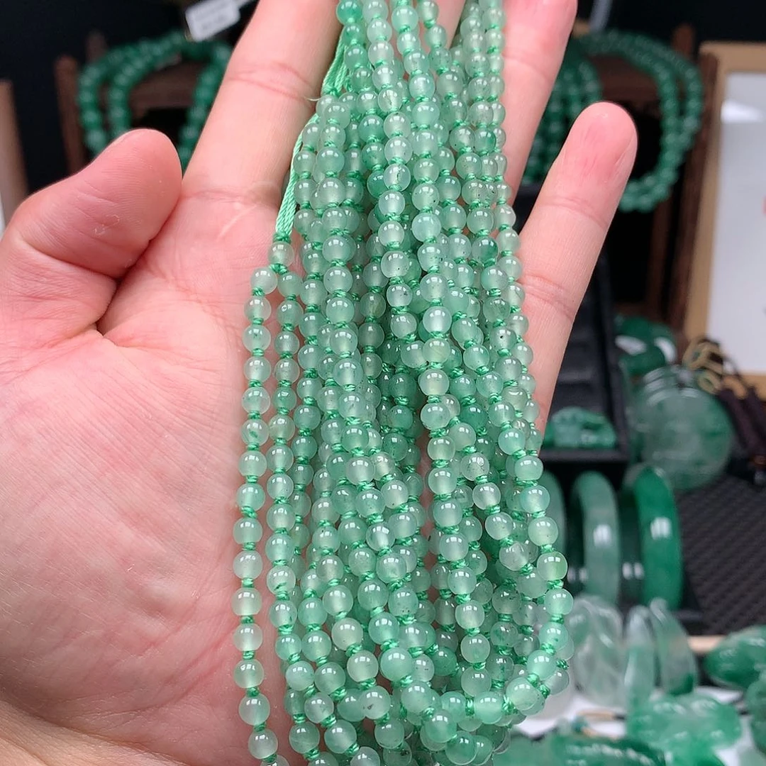 石英质玉项链未镶嵌卡4.8