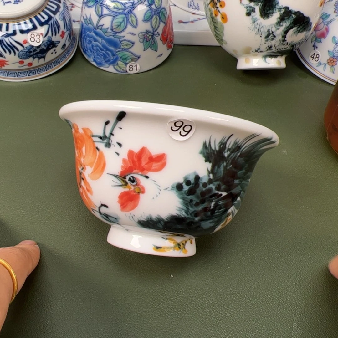 陶瓷景德镇纯手工纯手绘茶具木木99