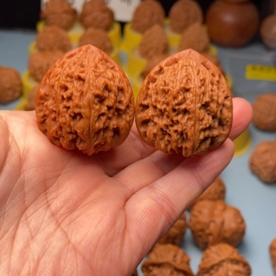 吊坠文玩核桃南将石 34