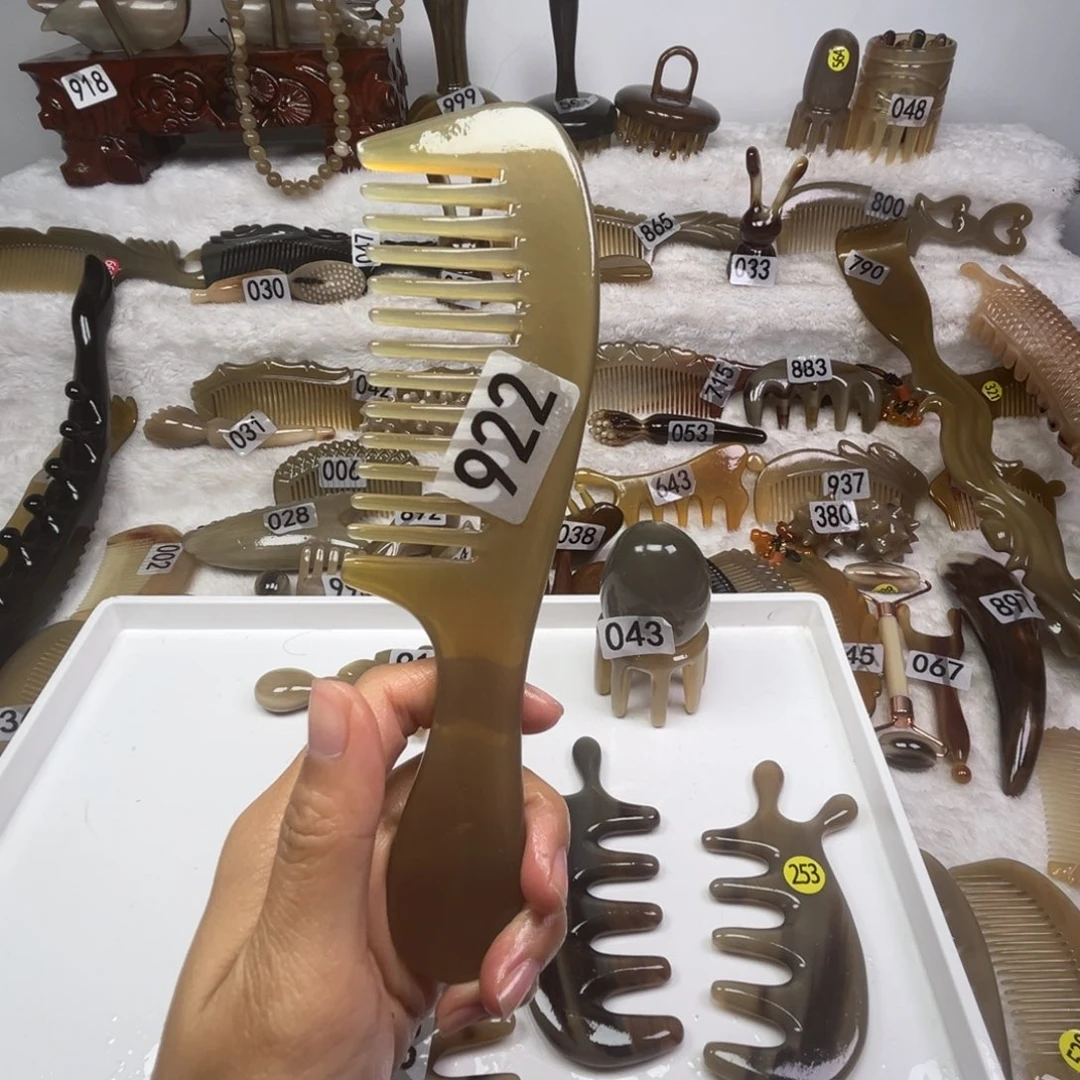 见***孩牛角牛角梳牛角福利款