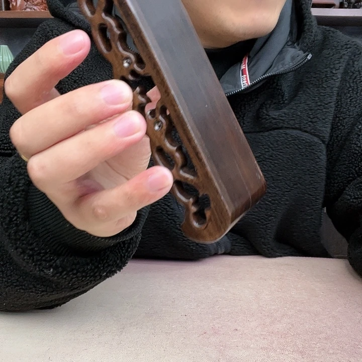 乌木类端景台小李子红木工艺品