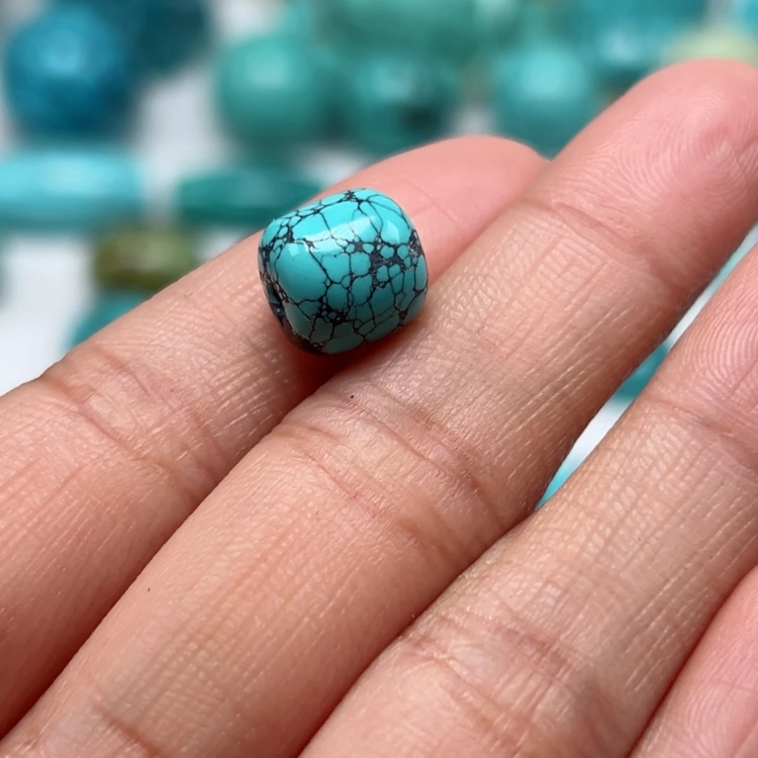 绿松石珠宝奇石未镶嵌顺*生