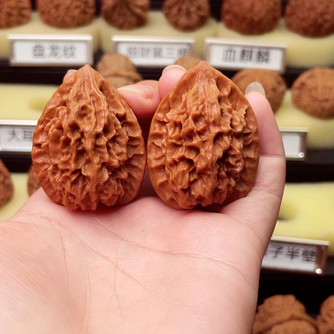 文玩核桃吊坠火焰35尺623