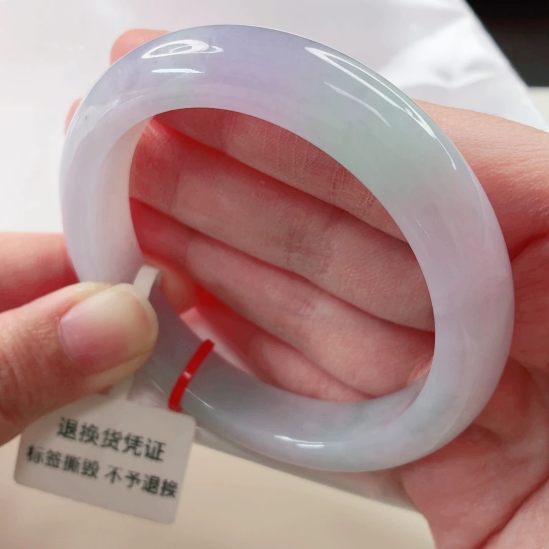 翡翠未镶嵌手镯56.5圈x160