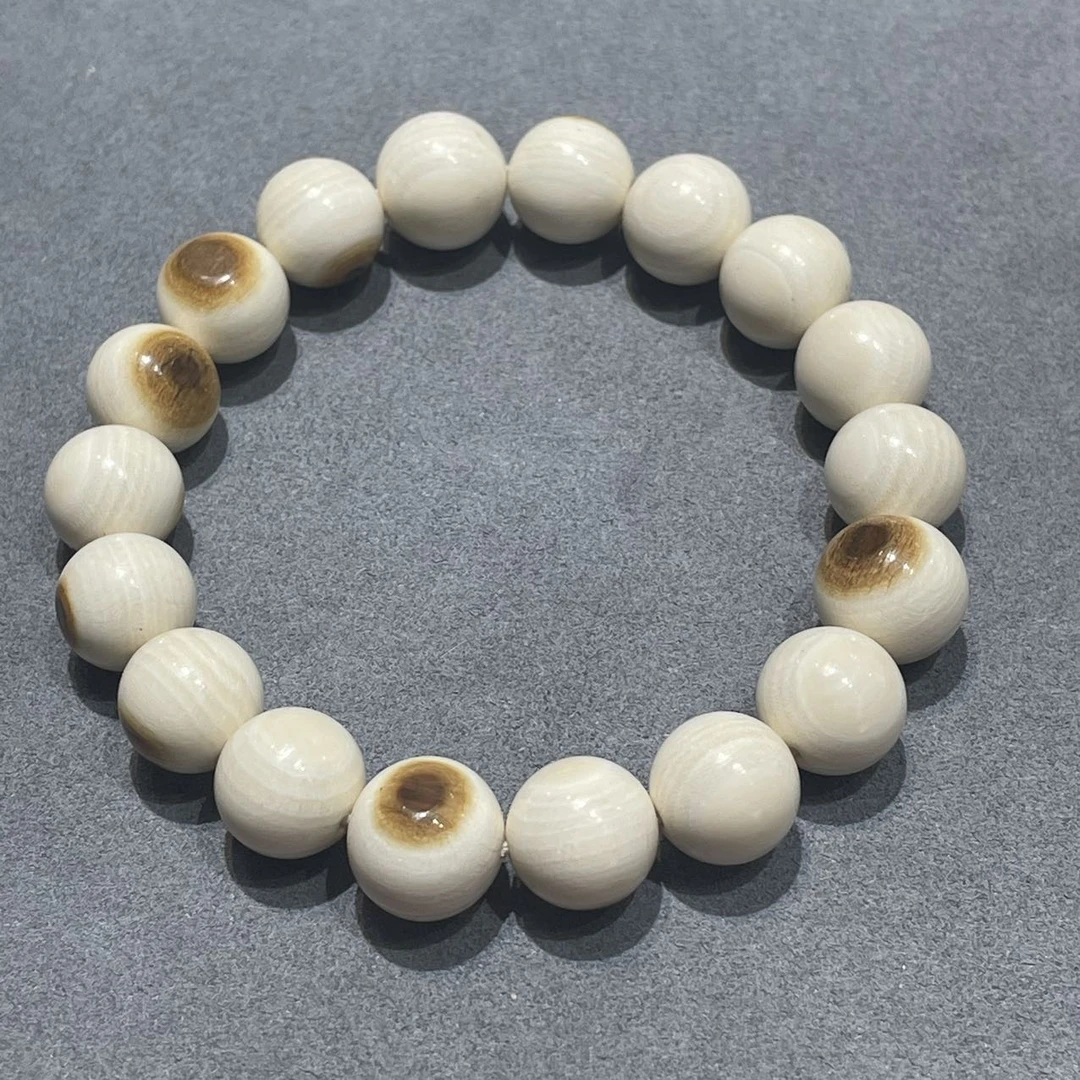 【佳哥严选】J32051-猛犸黄金瞳圆珠手串-13mm左右