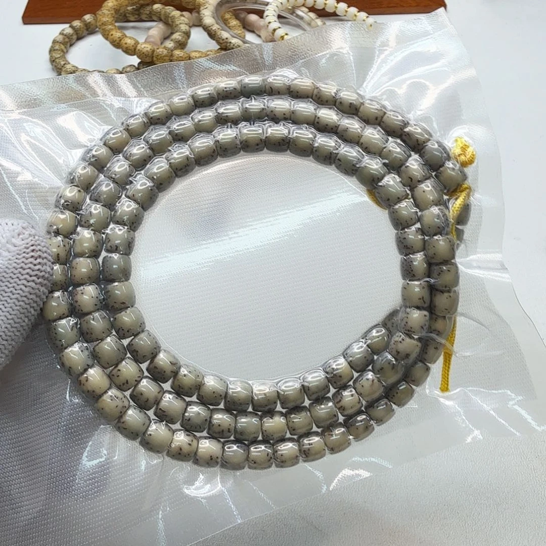星月菩提吊坠34尊宠糯冰绿背河豚7左右108