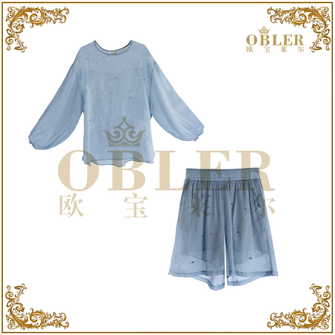 OBLE2025夏季新品套装女气质两件套305-25228