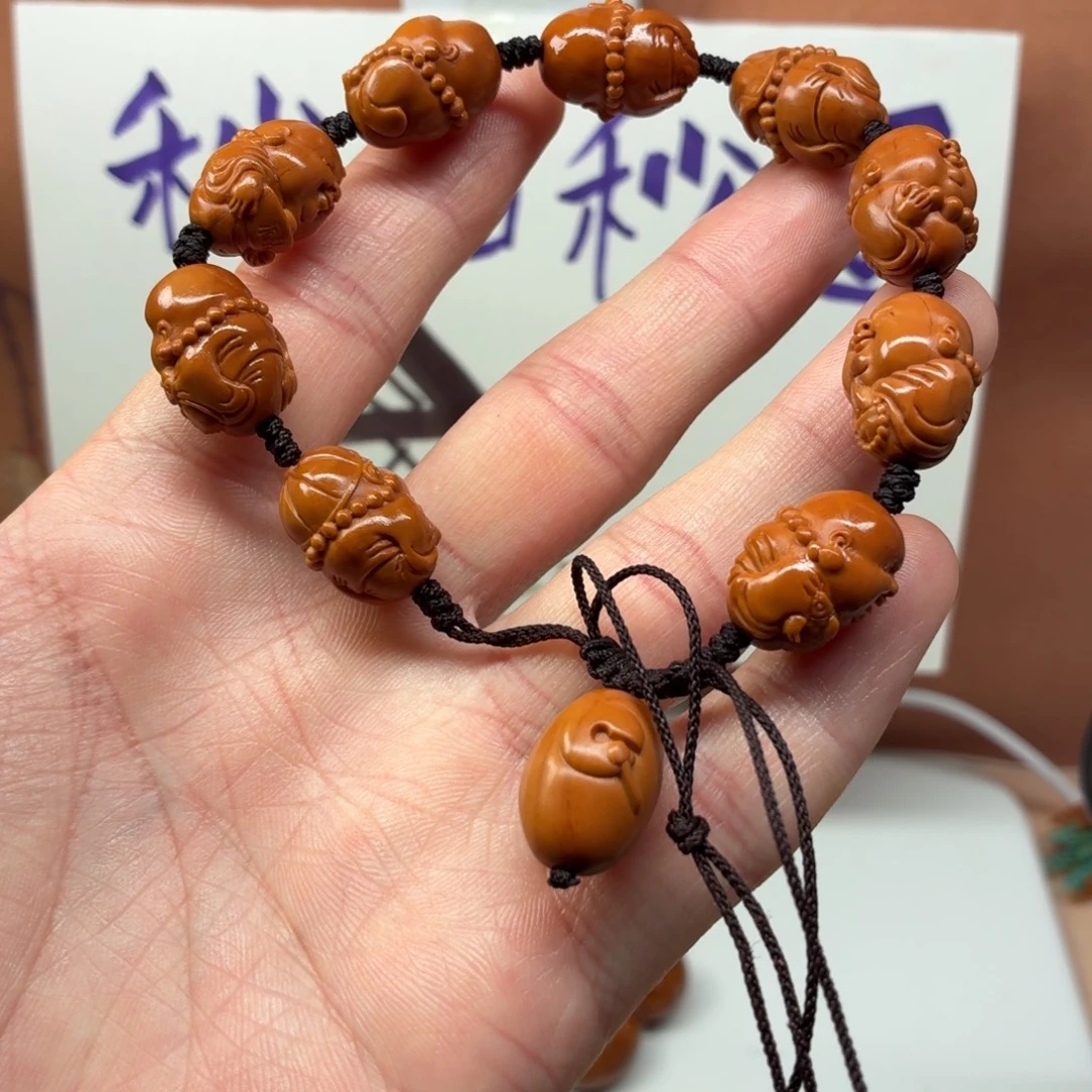 橄榄核吊坠大头弥勒