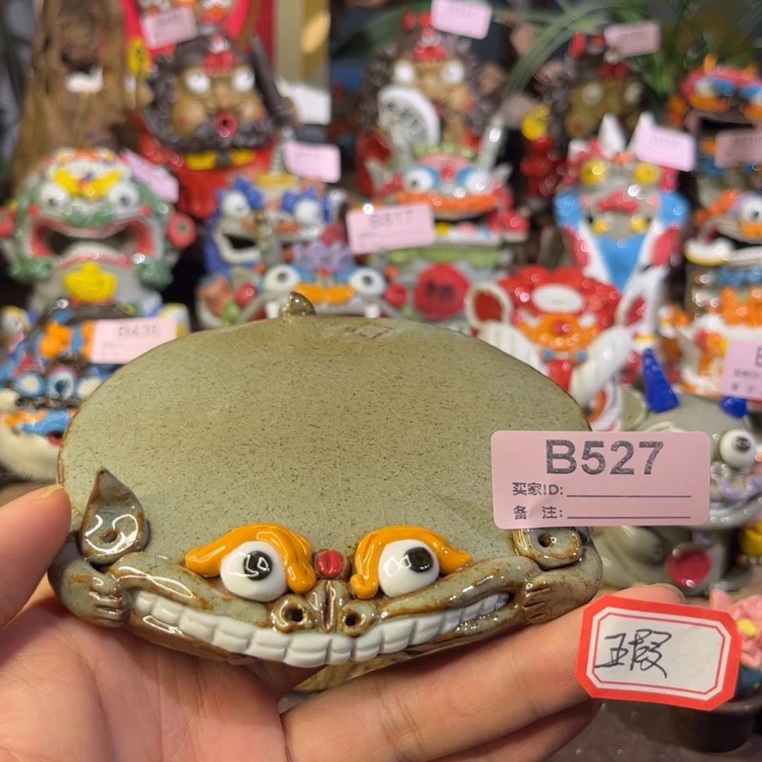 泥塑纯手工茶宠摆件