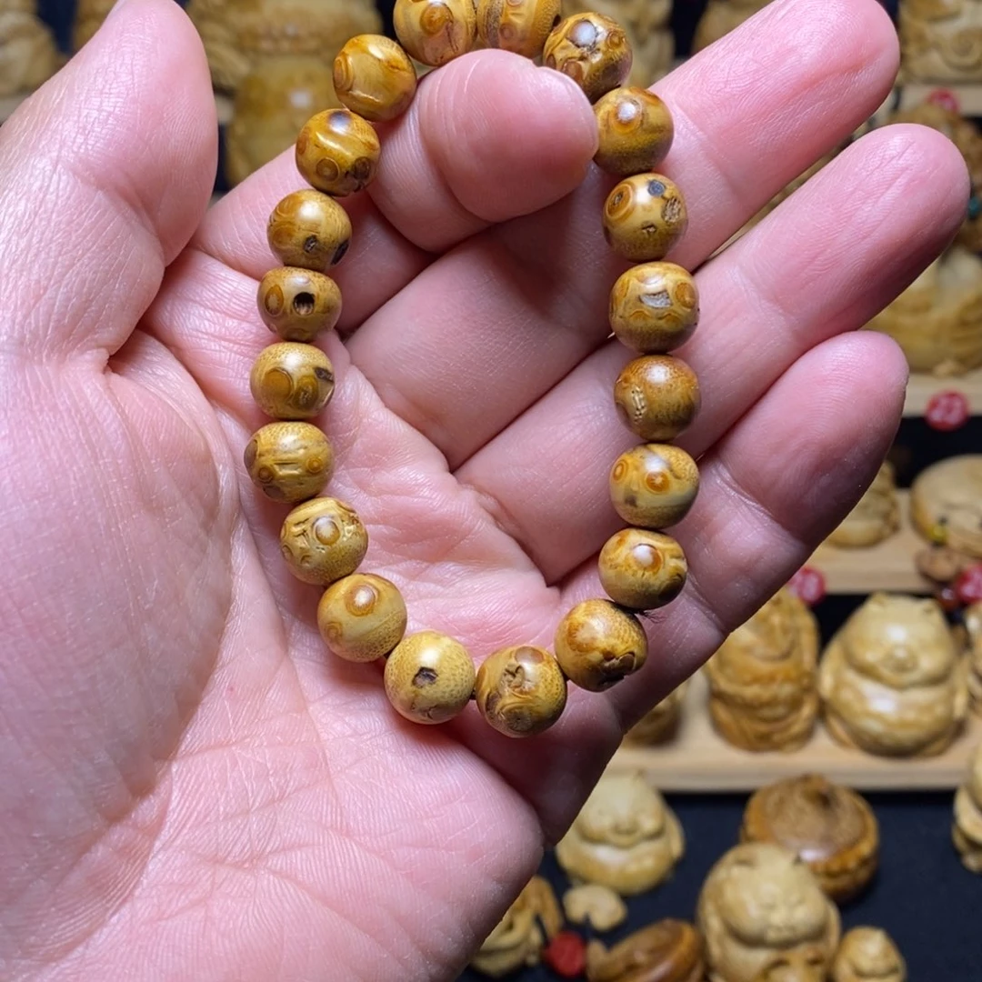 竹1.1满钉老料素手串