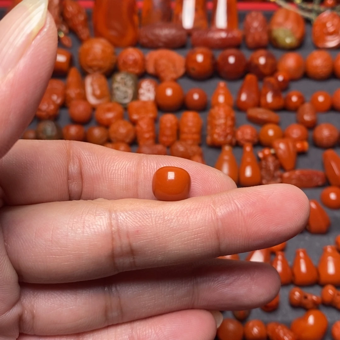 夜***歌未镶嵌老型1.0南红玛瑙