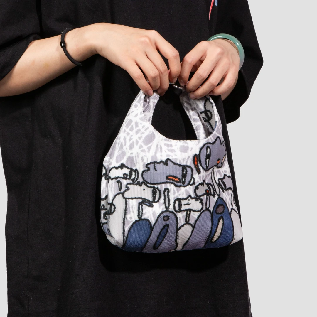 无则艺【mini月牙包】休闲印花单肩百搭简约ins仰望小小月牙包