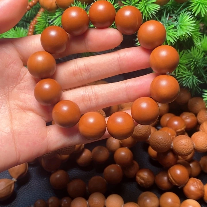 橄榄核手串1.7尺寸微瑕光珠