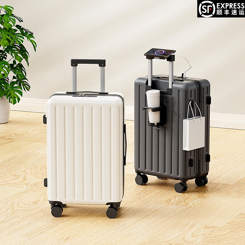 新款大容量行李箱防爆拉链女拉杆箱静音万向轮密码箱男旅行箱26寸