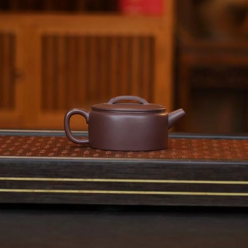 LYC底槽青【如意汉瓦200CC】宜兴黄龙山手工紫砂壶
