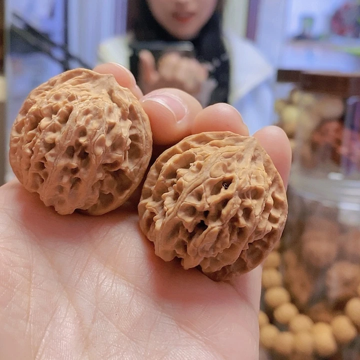 【闪购商品】文玩核桃把件35苹果