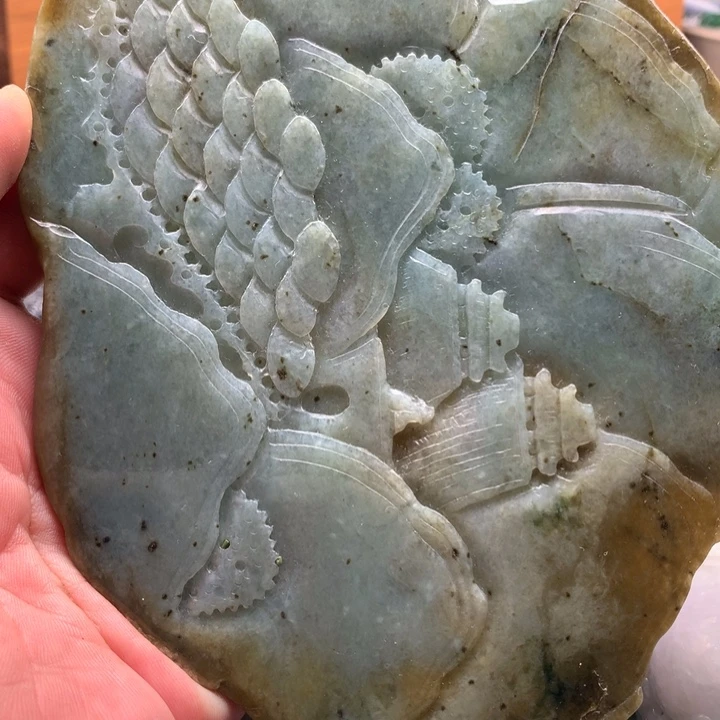翡翠未镶嵌颈饰保真天然a货翡翠