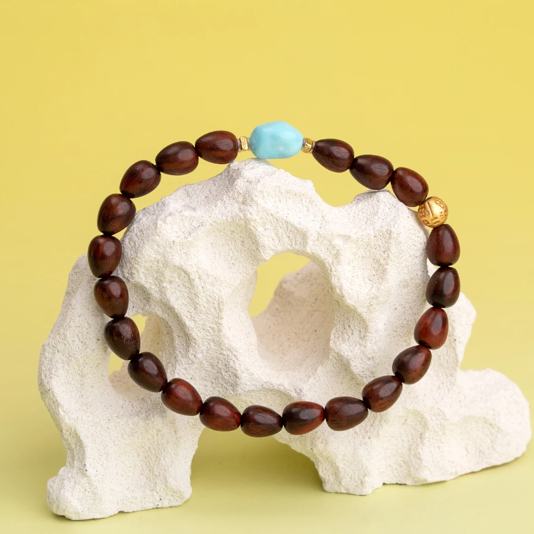 小叶紫檀随行手串6*7mm【湖北卫视专属】