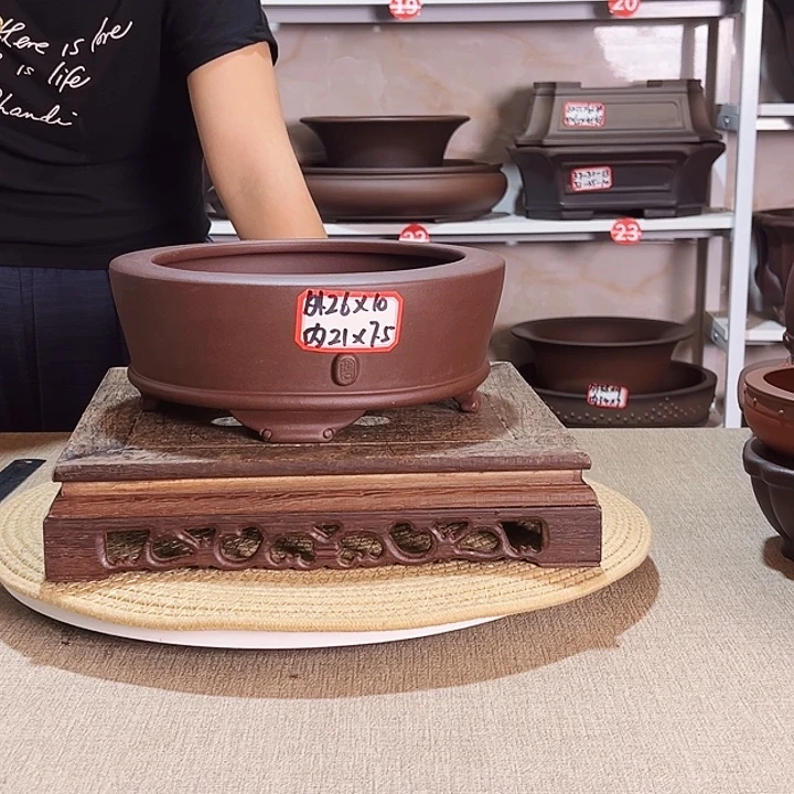 紫砂花盆紫砂花盆