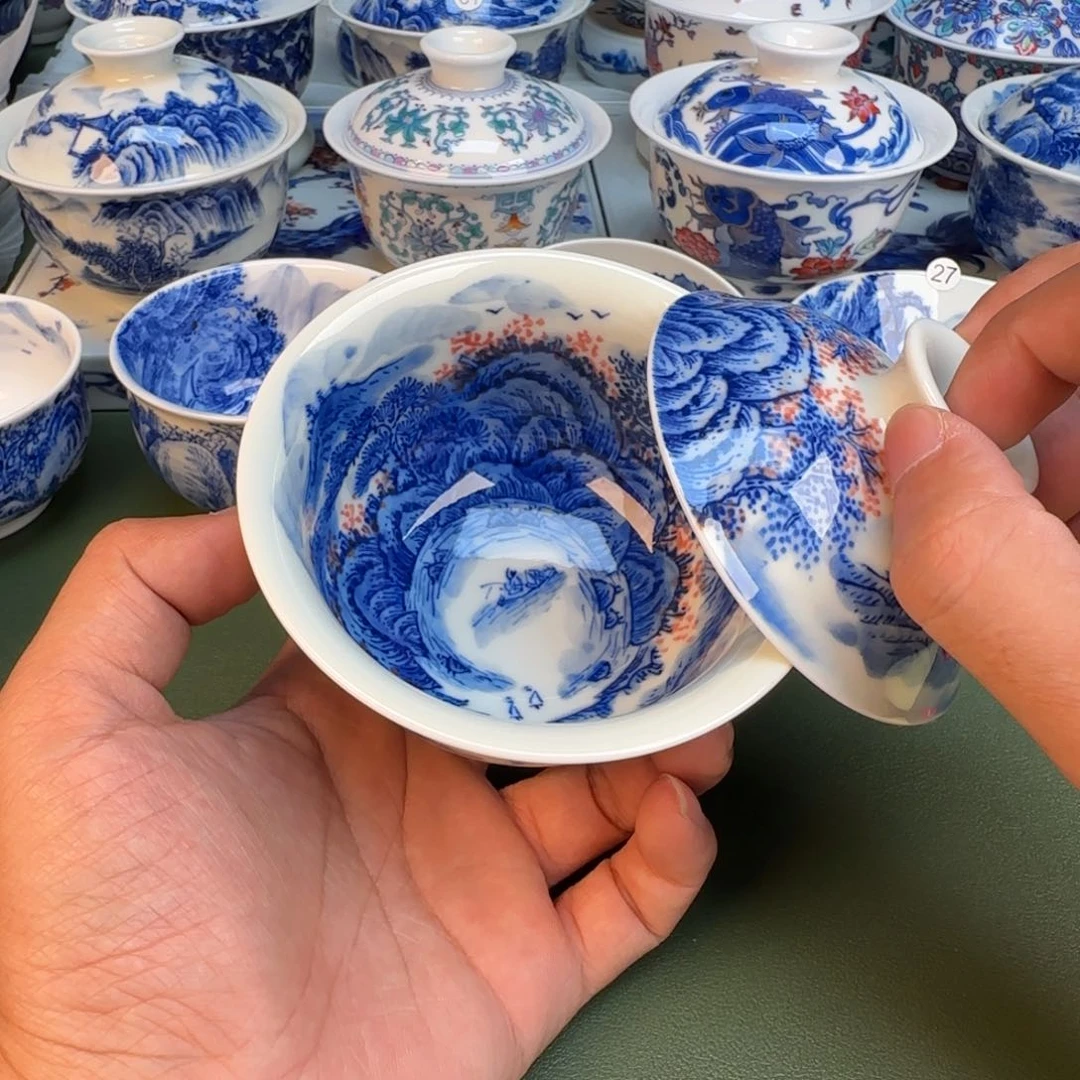 纯手工纯手绘茶具50