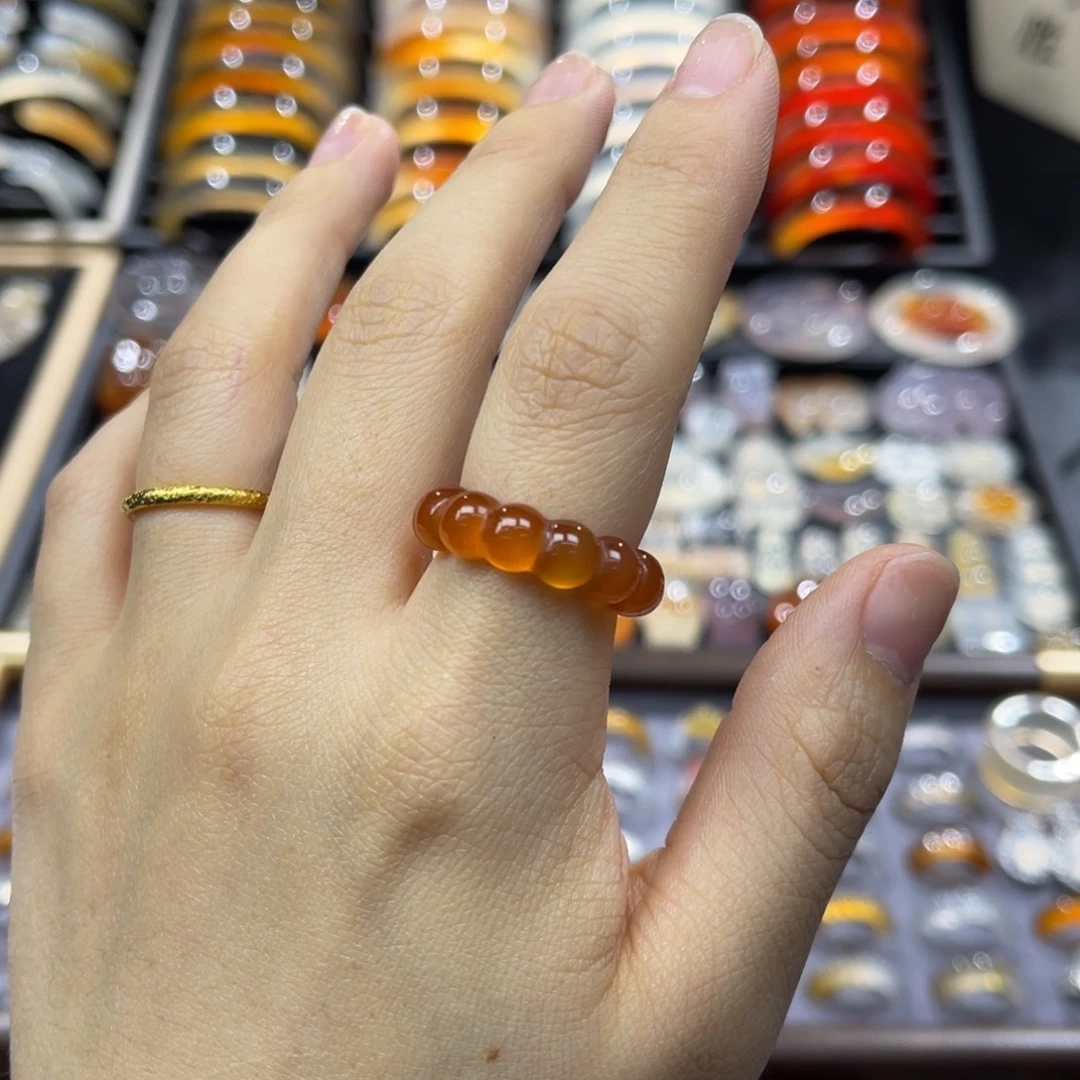 玛瑙/玉髓未镶嵌戒指