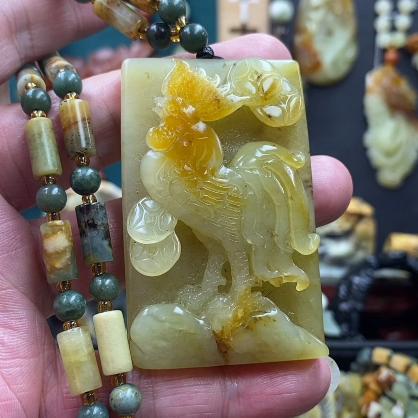 【闪购商品】蛇纹石玉吊坠未镶嵌