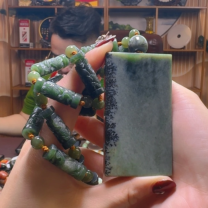 和田玉颈饰未镶嵌꧁****