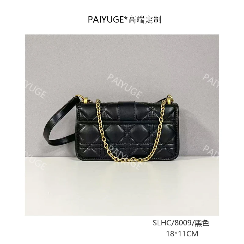 SLHC/8009/黑色 paiyuge高端订制女士手提单肩斜挎包2373