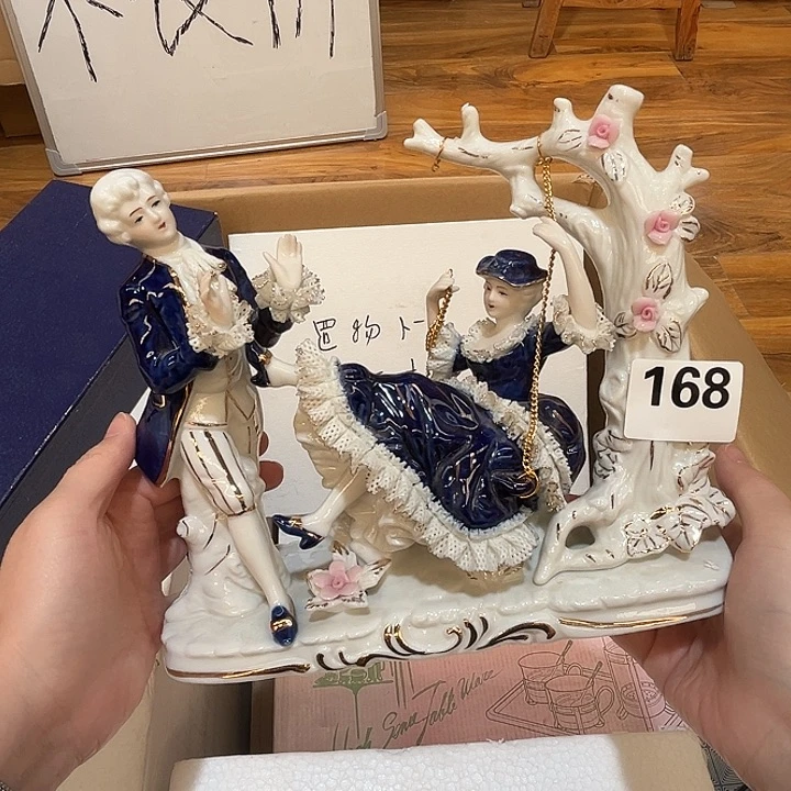 瓷片呀工艺品摆件瓷器摆件正能量