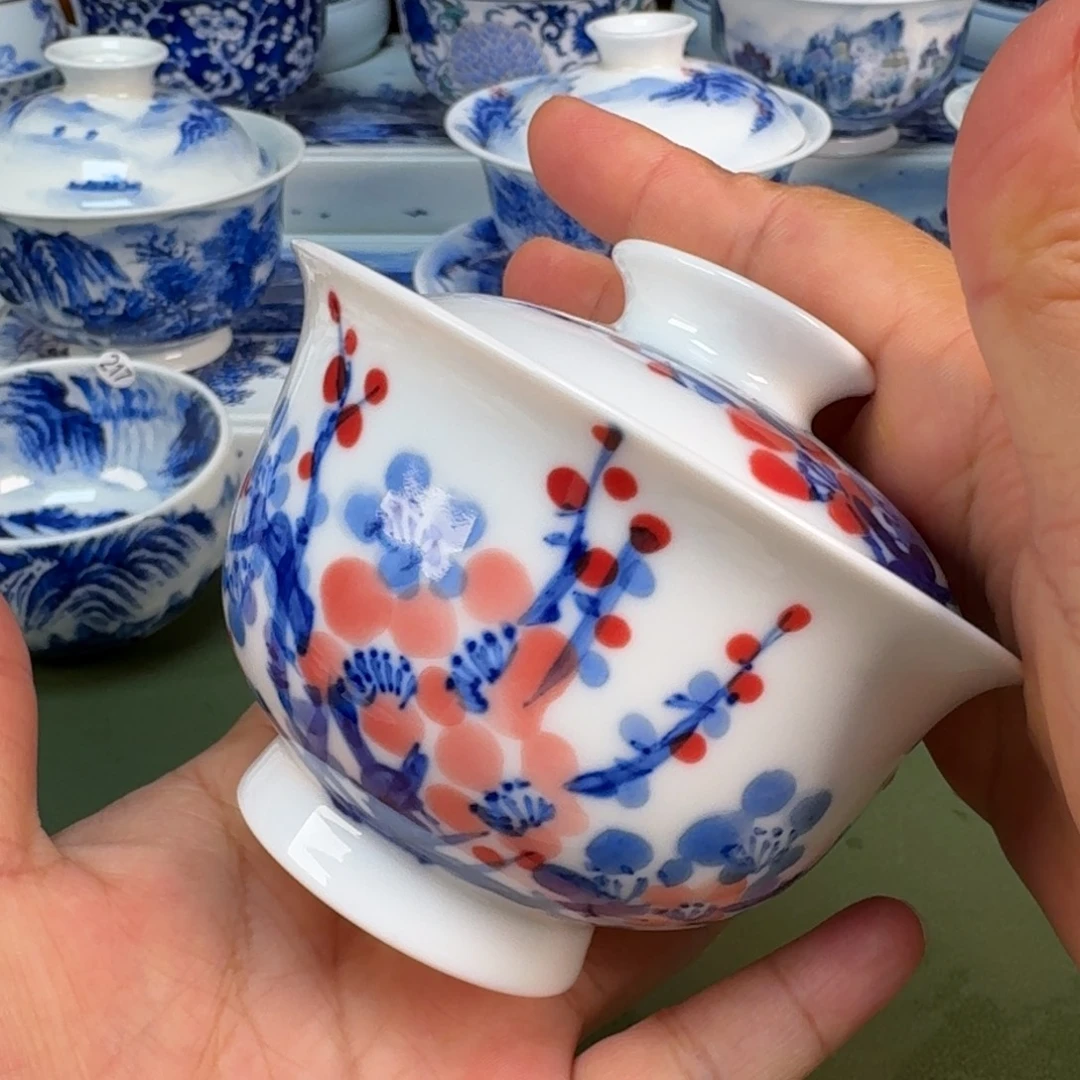 景德镇纯手绘茶具圆圆220