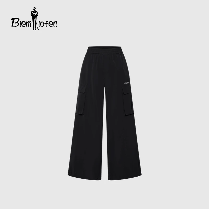 【商场同款新品】比音勒芬2025春夏新款女裤工装风弹力宽松休闲长裤