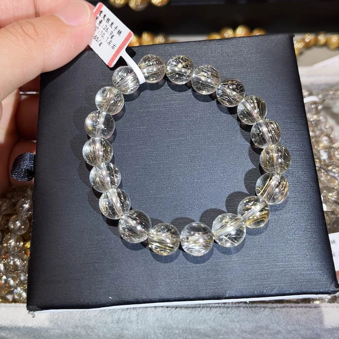 水晶手链未镶嵌银发晶手串