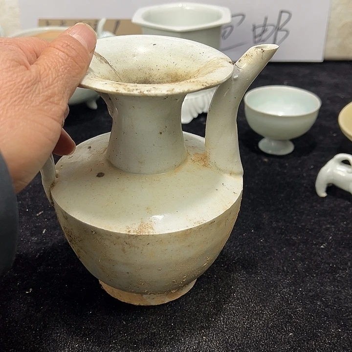陶其他青白瓷酒壶