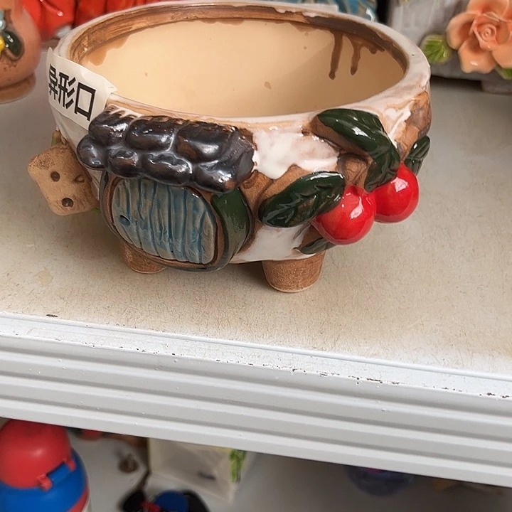 粗陶材质多肉花盆