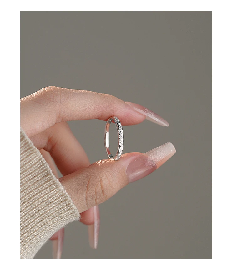 足银戒指 999足银满天星戒指