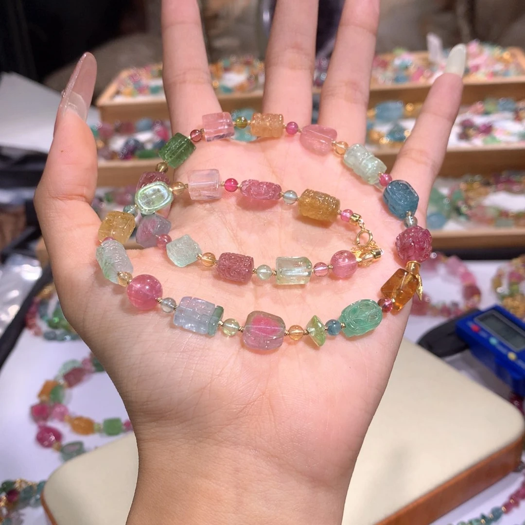 未镶嵌多样性发货其一碧玺