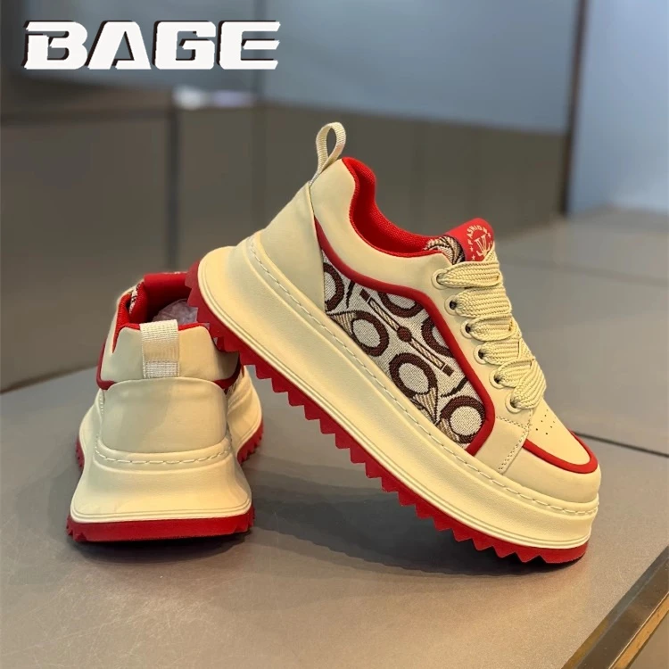 八哥欧洲站男鞋冬季潮牌百搭厚底板鞋青少年民族风刺绣运动休闲鞋