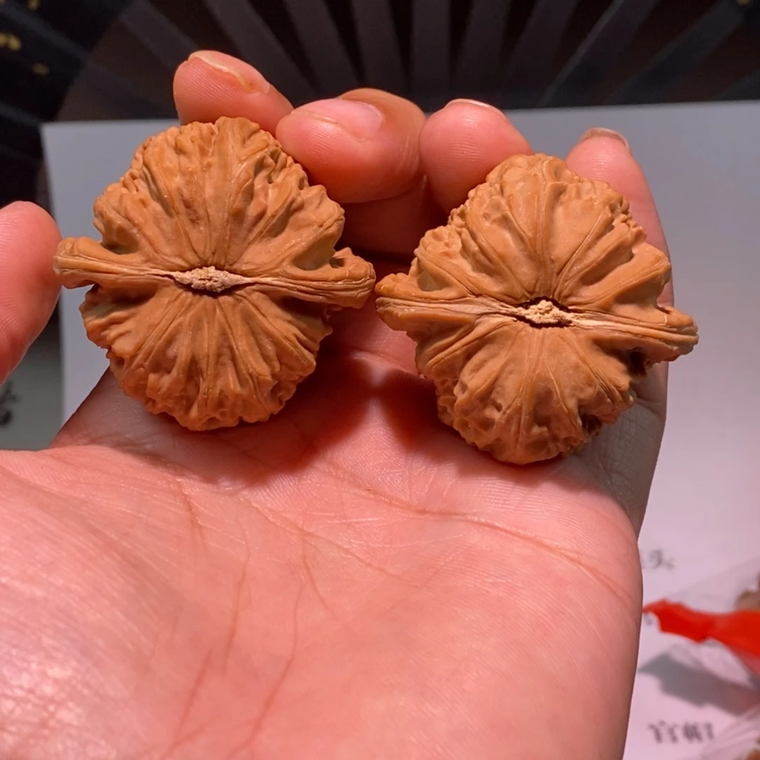 最****文玩核桃把件白狮子