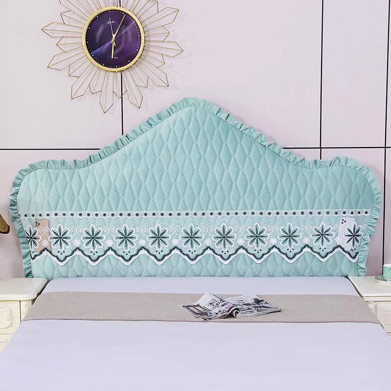 床头套罩欧式弧形半圆木床头罩包靠背软包套定制新款大方简单