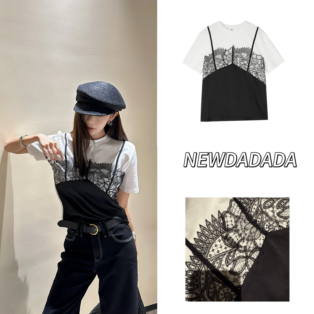 利达 NEW DADADA【清甜杏岛】时尚休闲修身气质上衣SDK1696