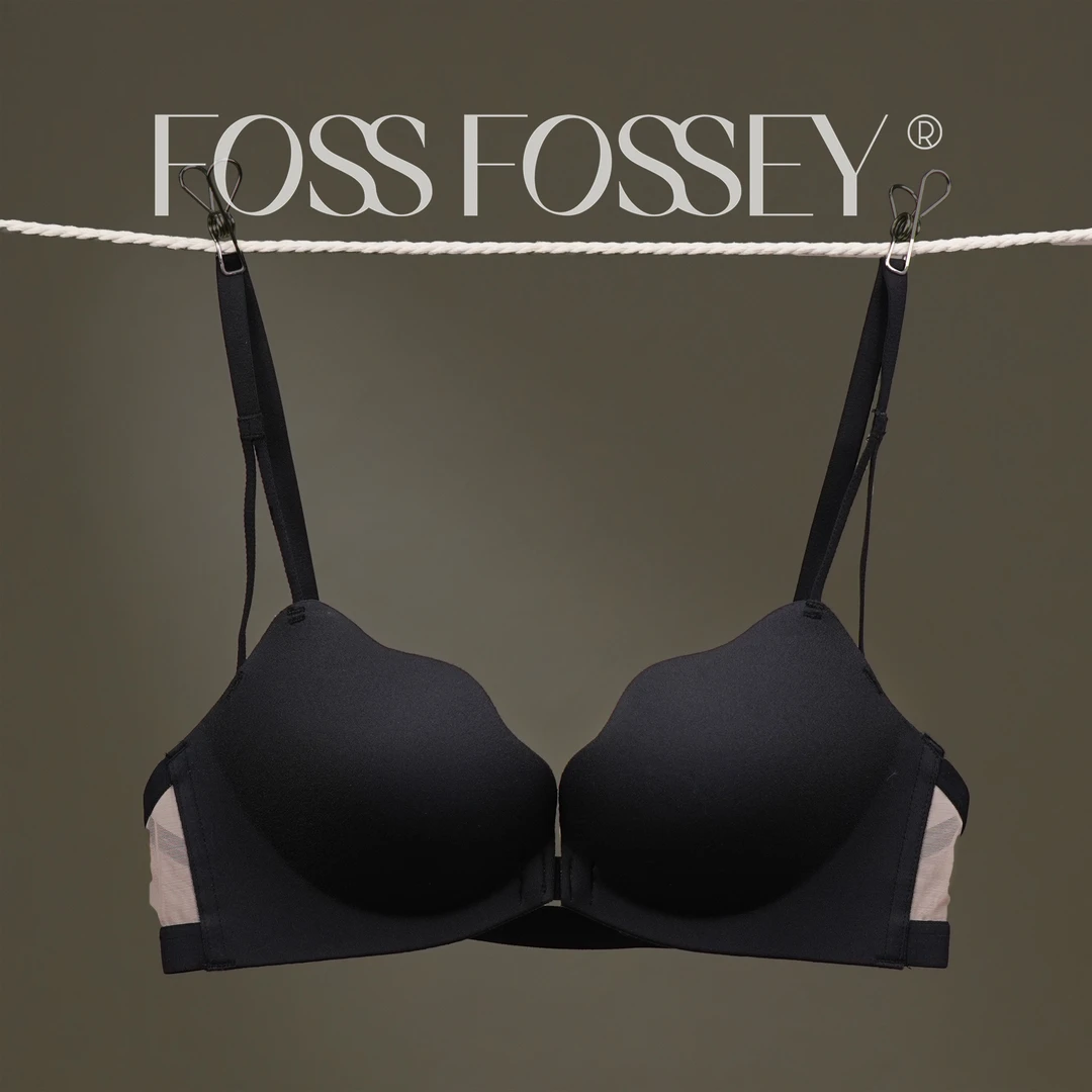 「F」优雅至简*前扣无痕U型小胸聚拢显大无钢圈性感细带美背内衣女