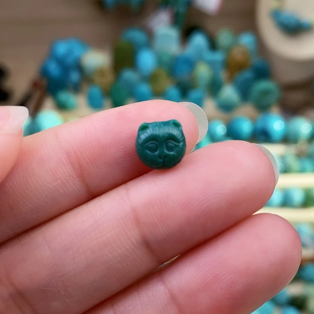 绿松石珠宝奇石未镶嵌