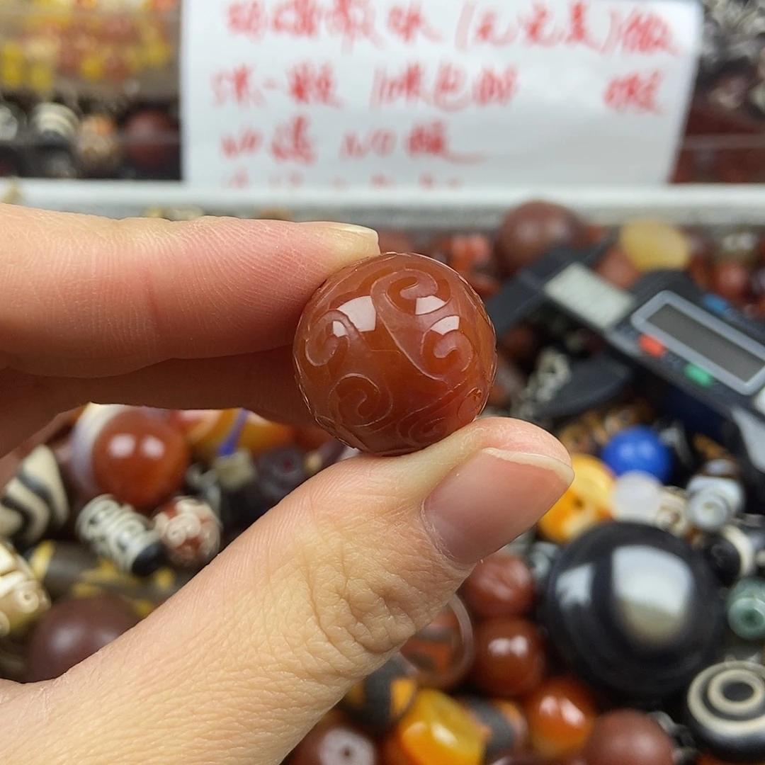 玛瑙/玉髓未镶嵌玛瑙配珠玛瑙散珠