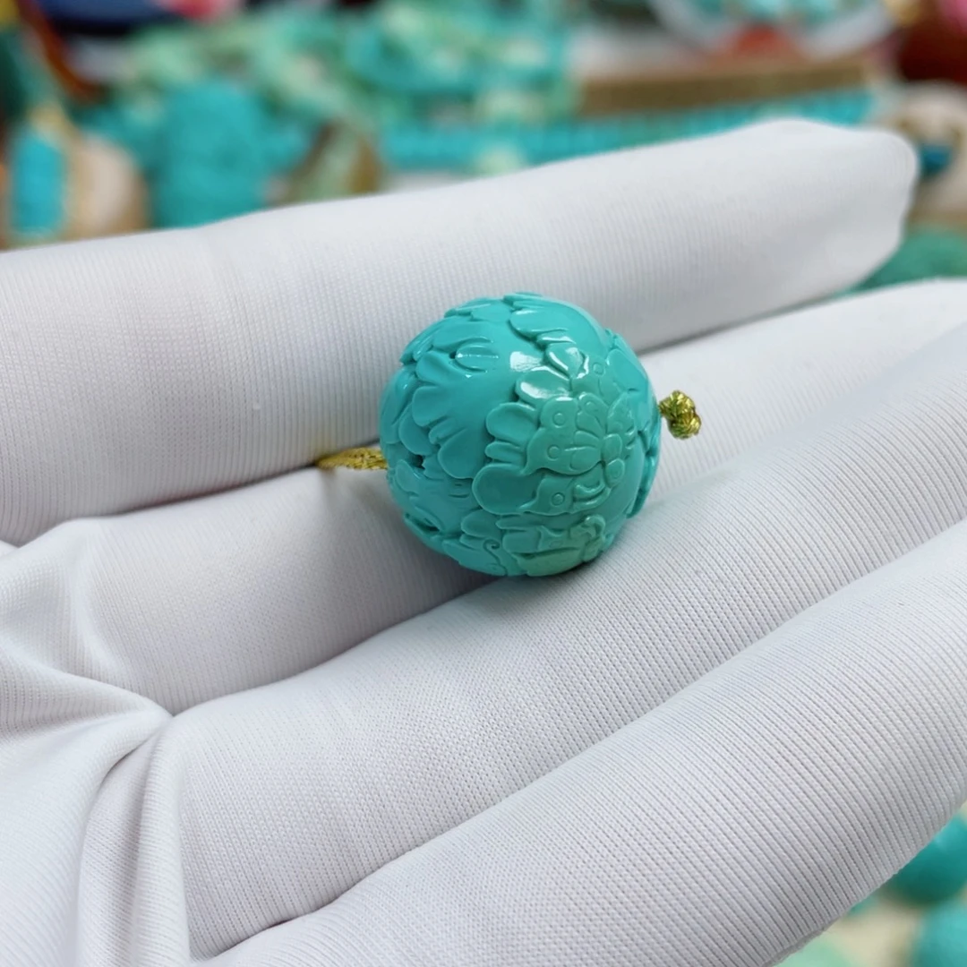 未镶嵌绿松石珠宝奇石