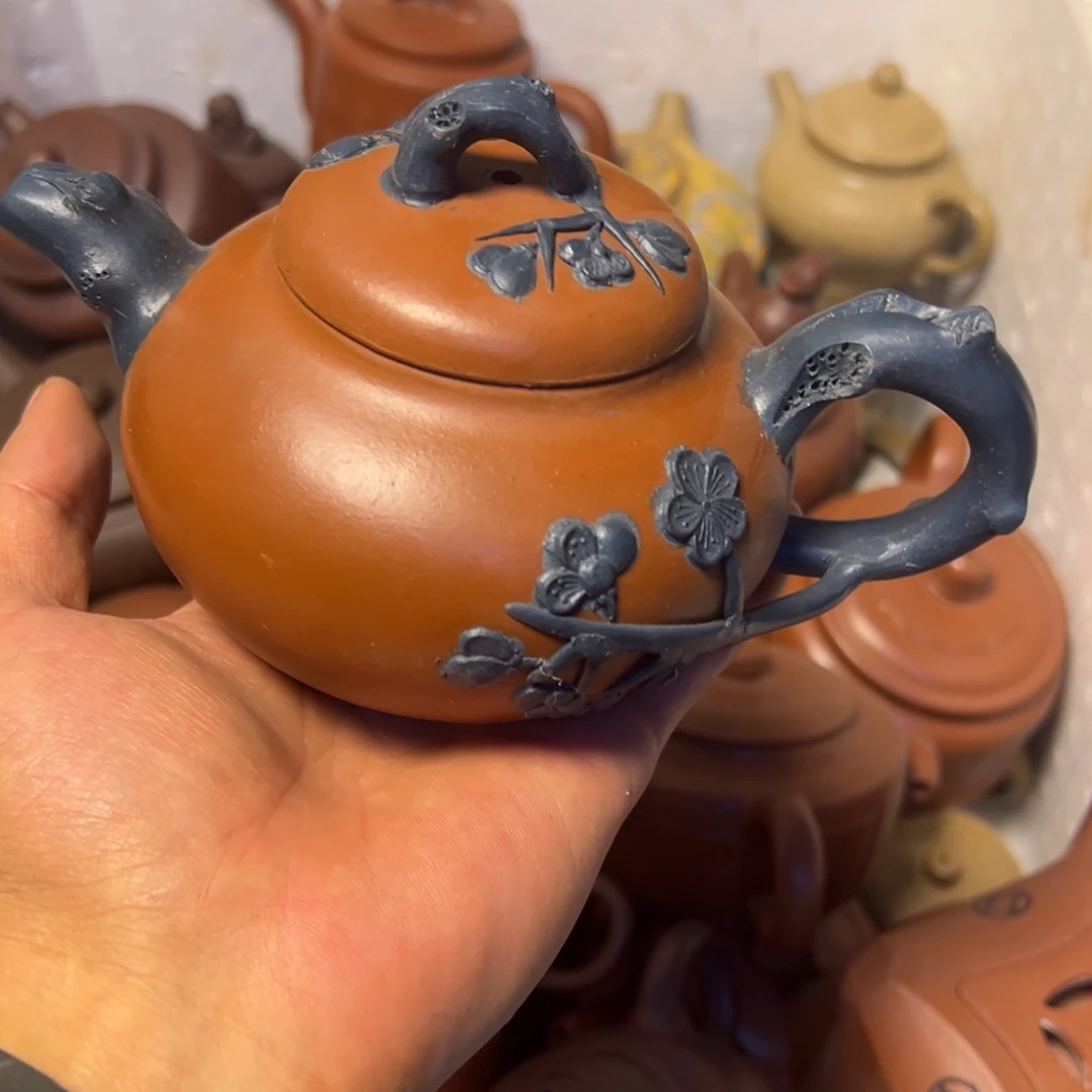 茶壶紫砂宜兴原矿紫砂壶300毫升容量半手工