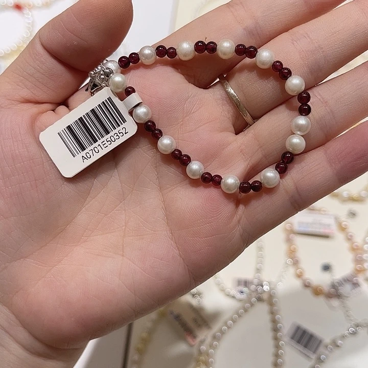 淡水珍珠手绳合金